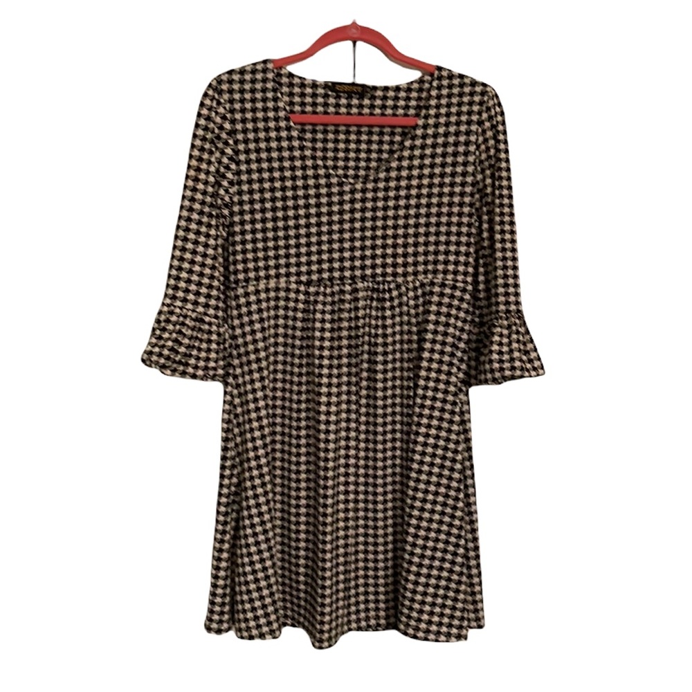 Houndstooth dress